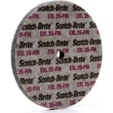 3M 3M„¢ Scotch-Brite„¢ EXL Unitized Wheel 6" x 1/2" x 1/2" Silicon Carbide 2S FIN 7000028478